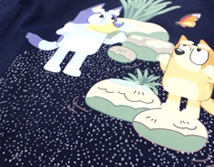 Name It dark sapphire t-shirt Bluey (pige)